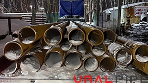 Отгрузка трубы 219х12 сталь 09Г2С в Новосибирск